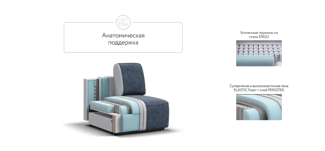 KING MODOOL база сп. место Велюр Royal топаз NEW