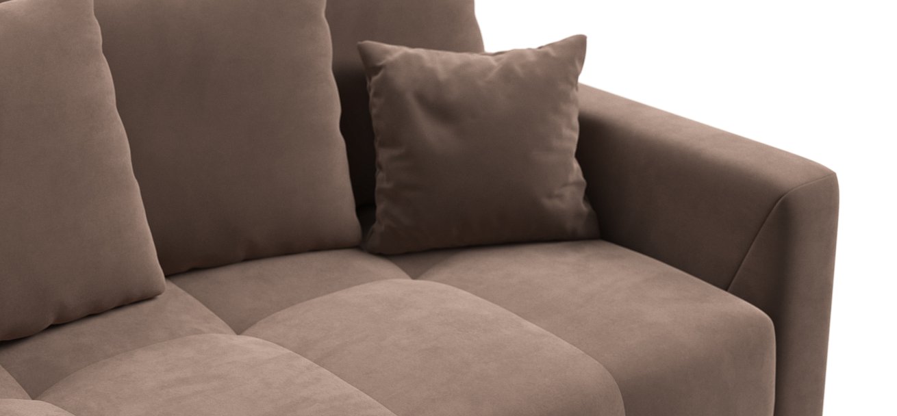 Диван BOSS TREND Велюр Monolit мокко