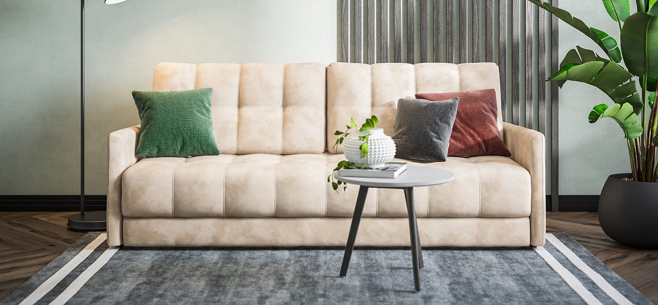 Диван BOSS 2.0 LOFT велюр Alkantara пепел