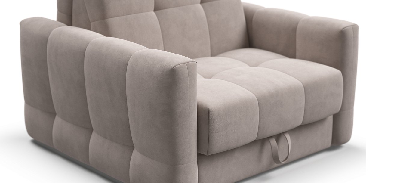 Босс Слип кресло-кровать Велюр Монолит латте