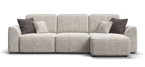 Угловой диван KING SE Шенилл IQ кварц