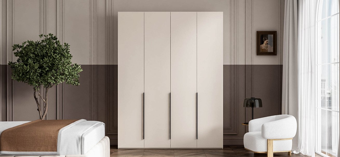 Босс Стандарт 180*236 шкаф распашной 4Д+ящики Кашемир