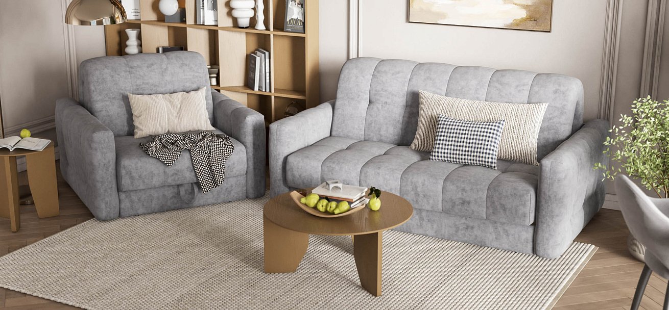 Кресло-кровать BOSS Sleep Велюр Роял агат