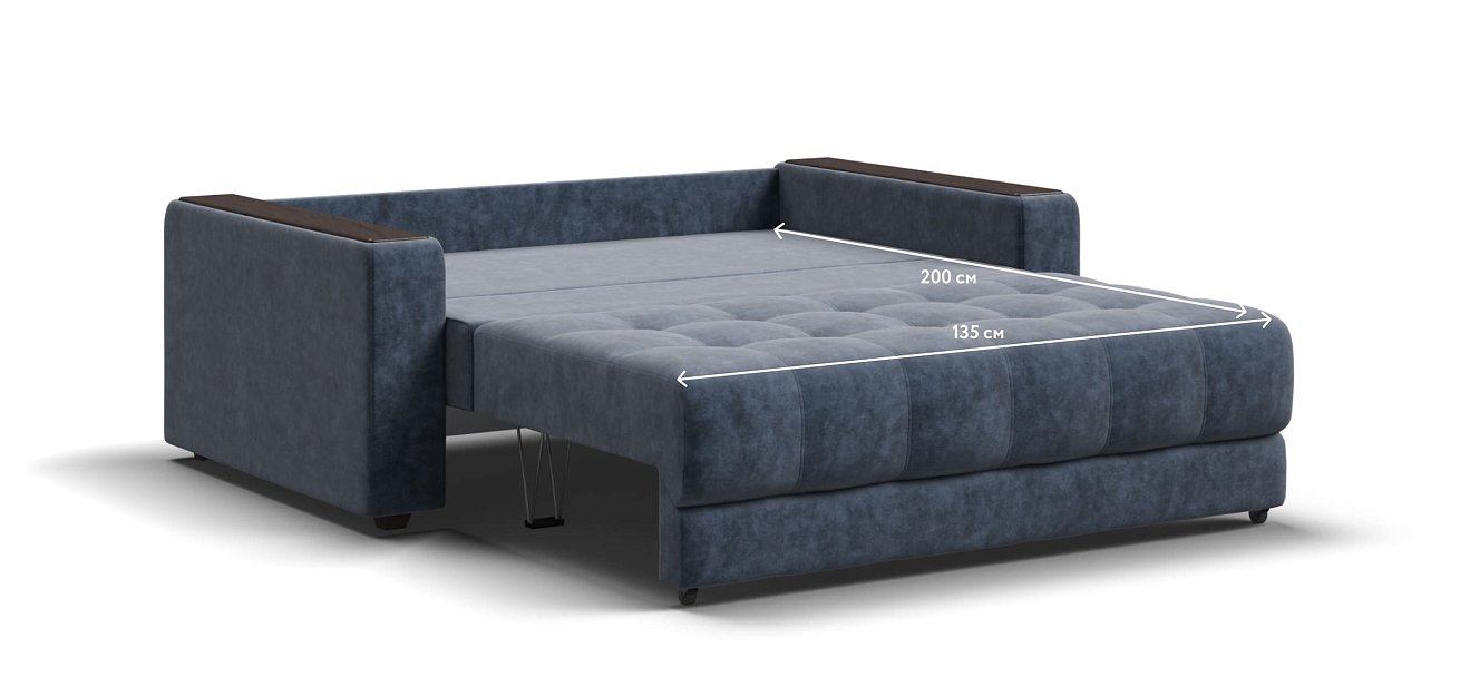 Диван BOSS Compact Велюр Royal топаз NEW