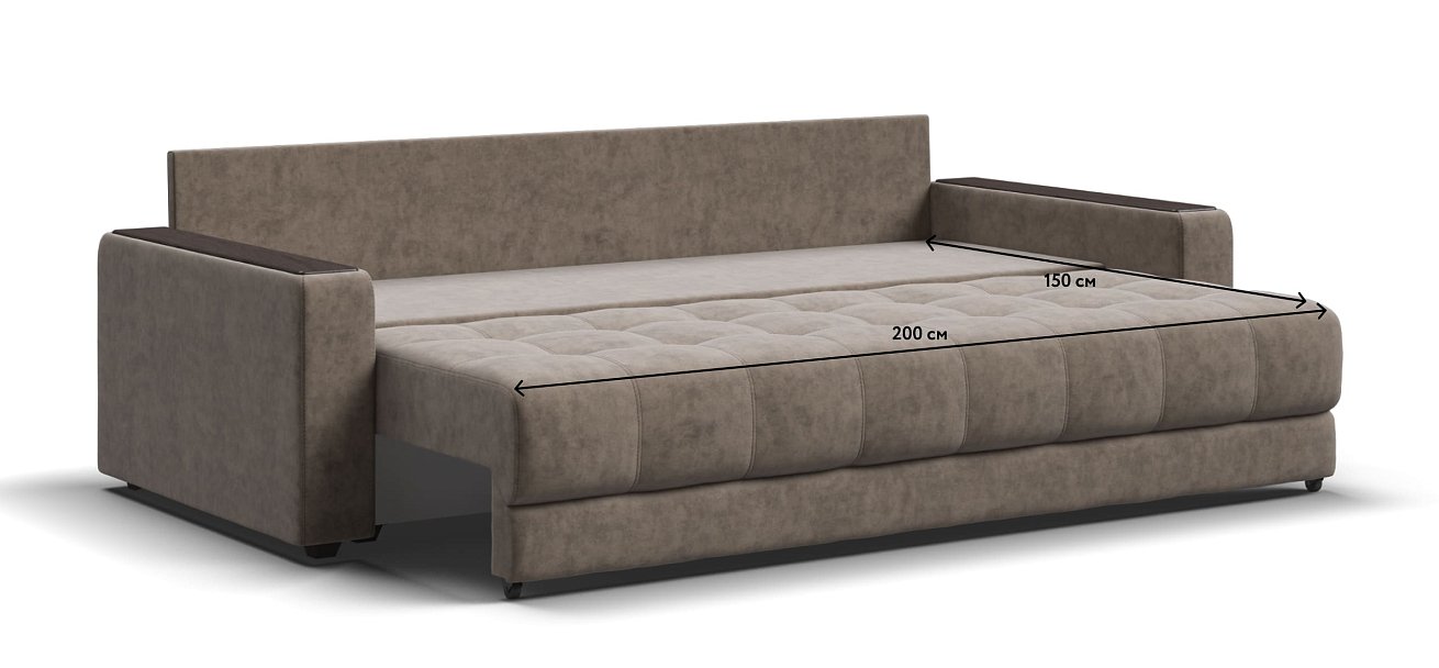 Диван BOSS 2.0 Велюр Роял тауп