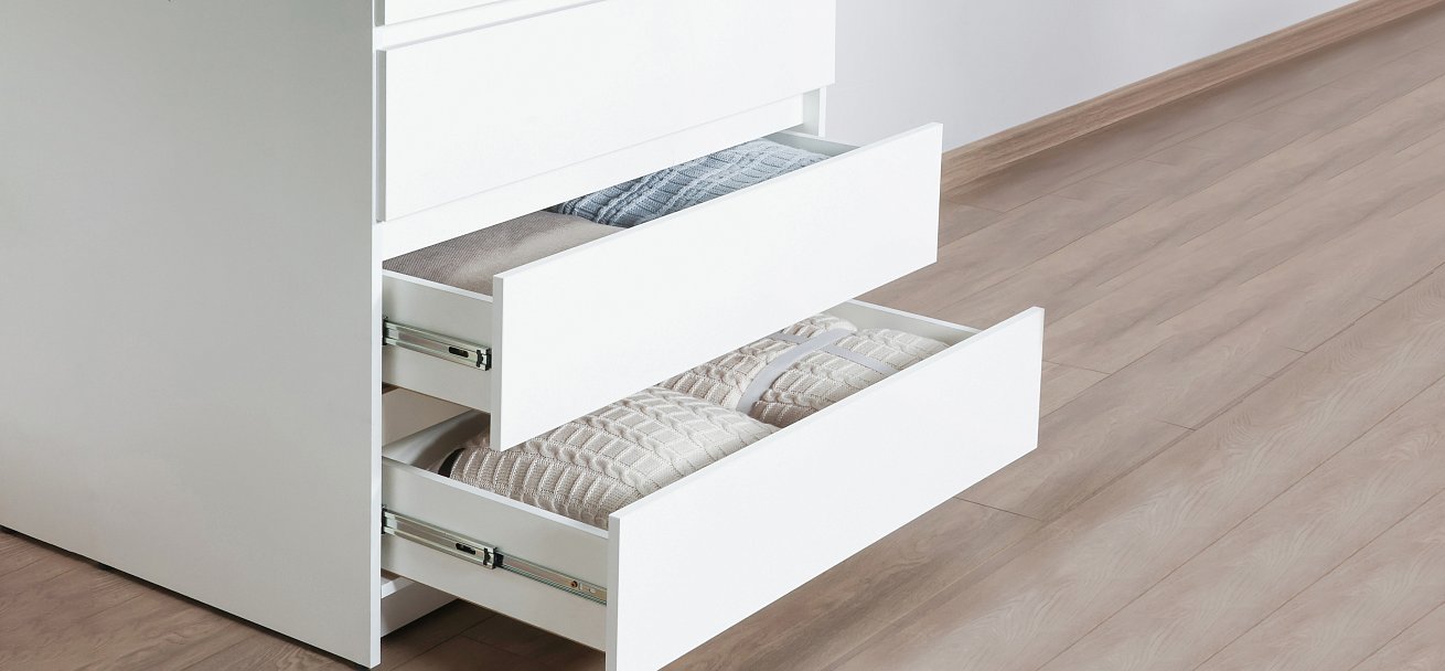 Идея 90 шкаф распашной 2Д+ящики Белый