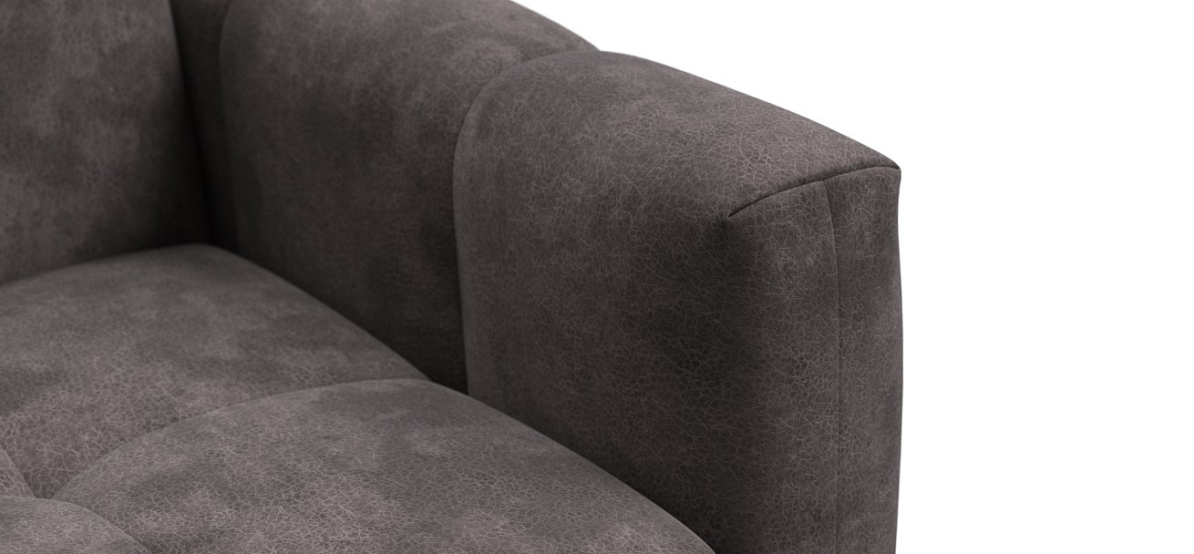 Босс Слип кресло-кровать Велюр Алькантара серый