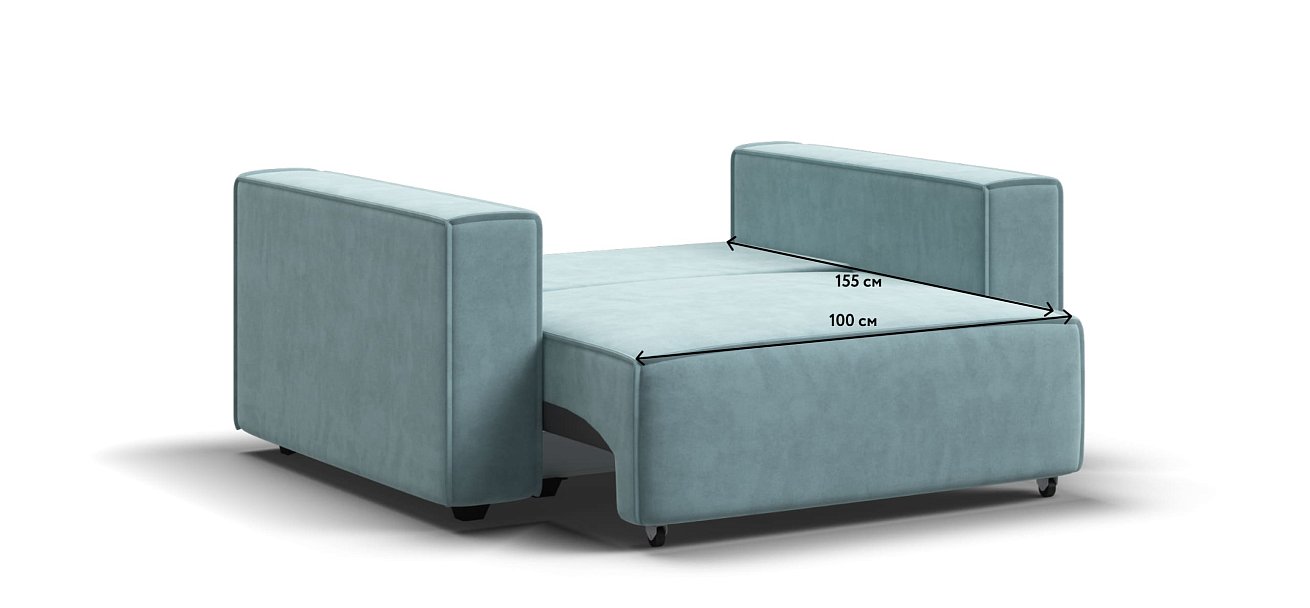 Кресло BOSS SOFT MODOOL велюр Monolit аква