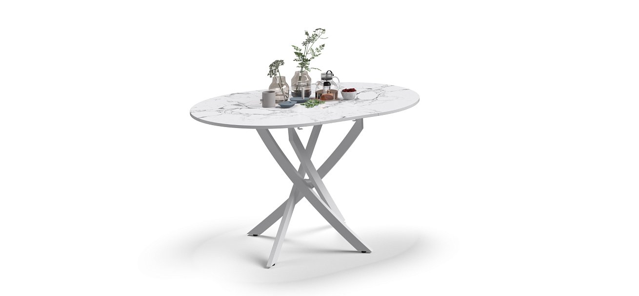 Стол Boss One NEW Белый мрамор, Белый