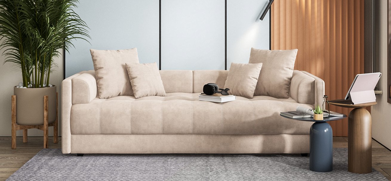 Тахта BOSS велюр Monolit латте