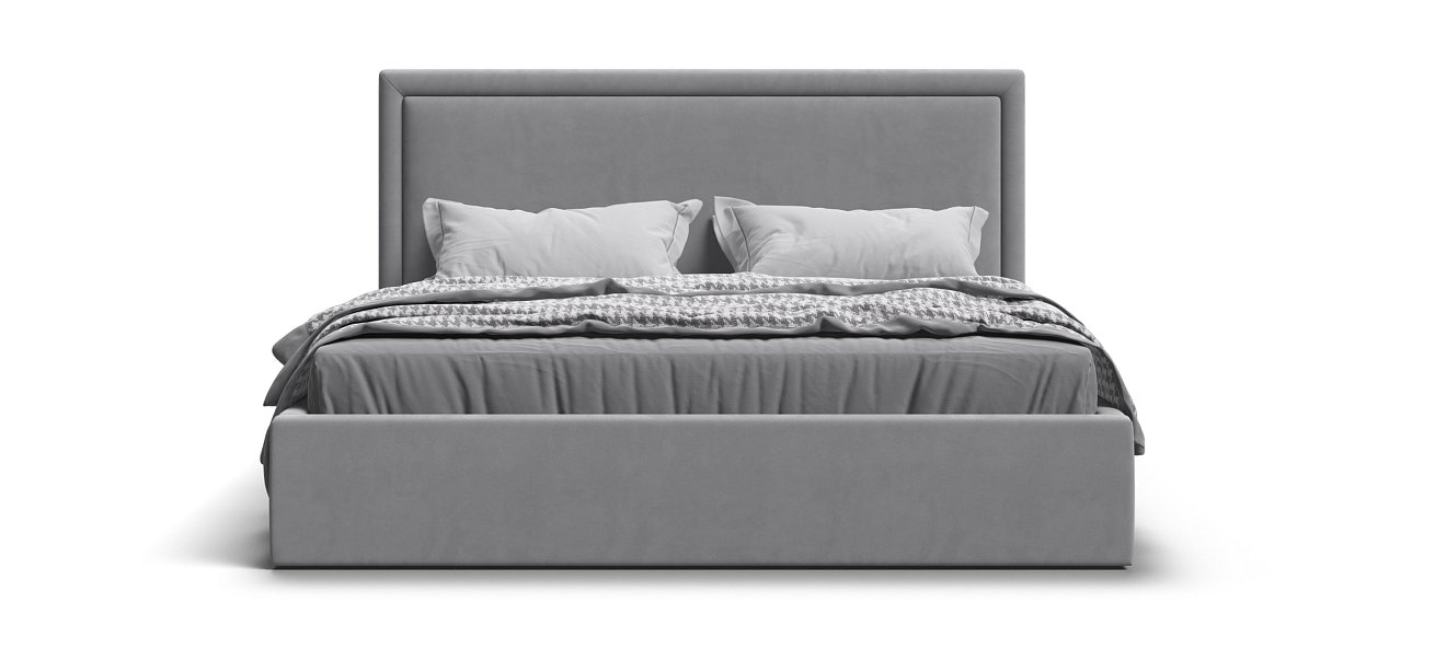 Кровать Фрея 160*200 без ПМ MONOLIT Сталь