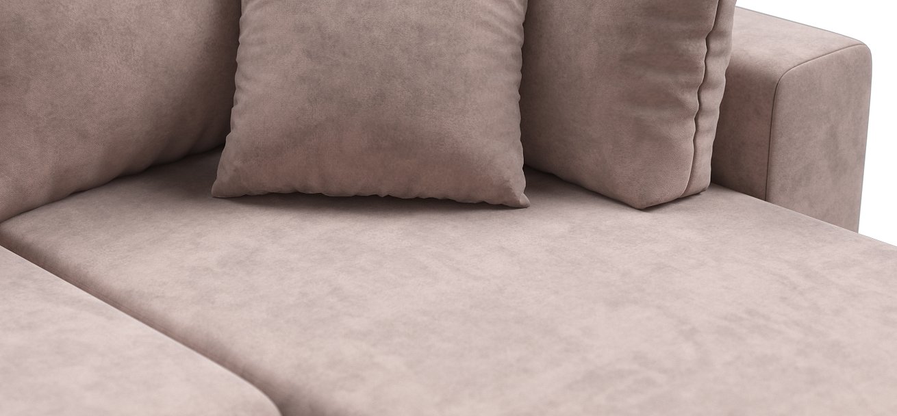 Угловой диван Босс Прайм ХЛ Велюр Royal пион