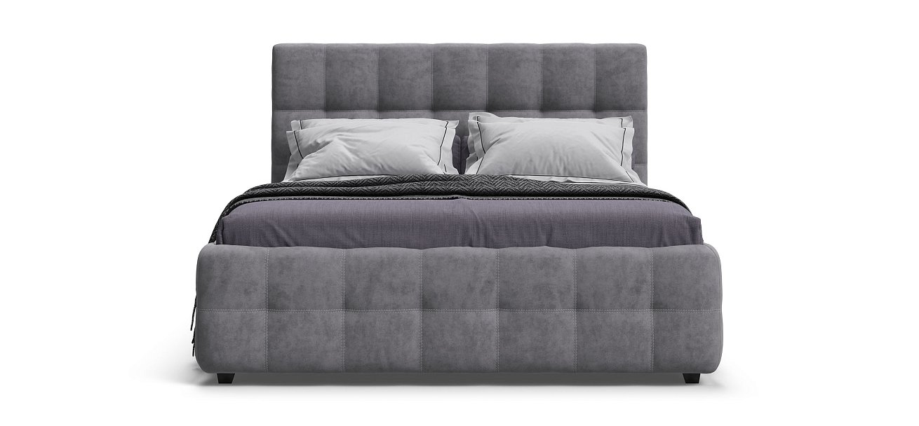 Кровать Босс 160*200 Про Велюр Роял агат