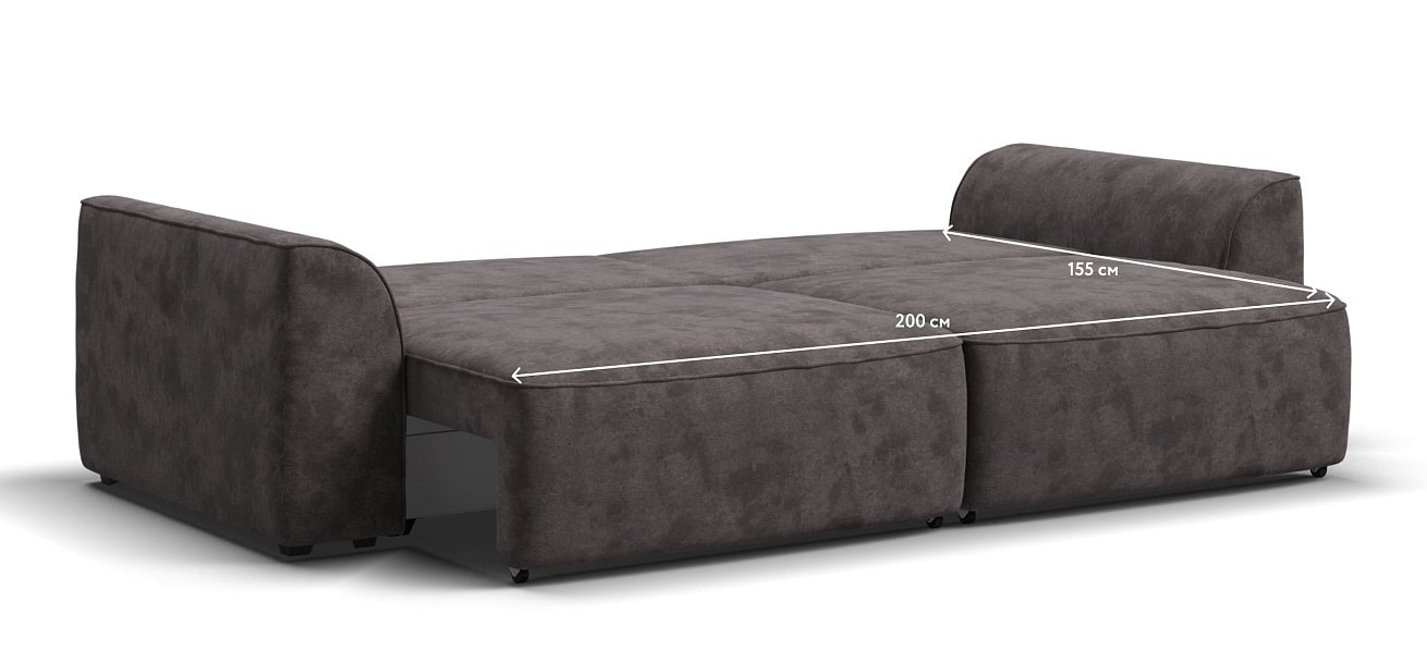 Диван KING SE велюр Alkantara серый