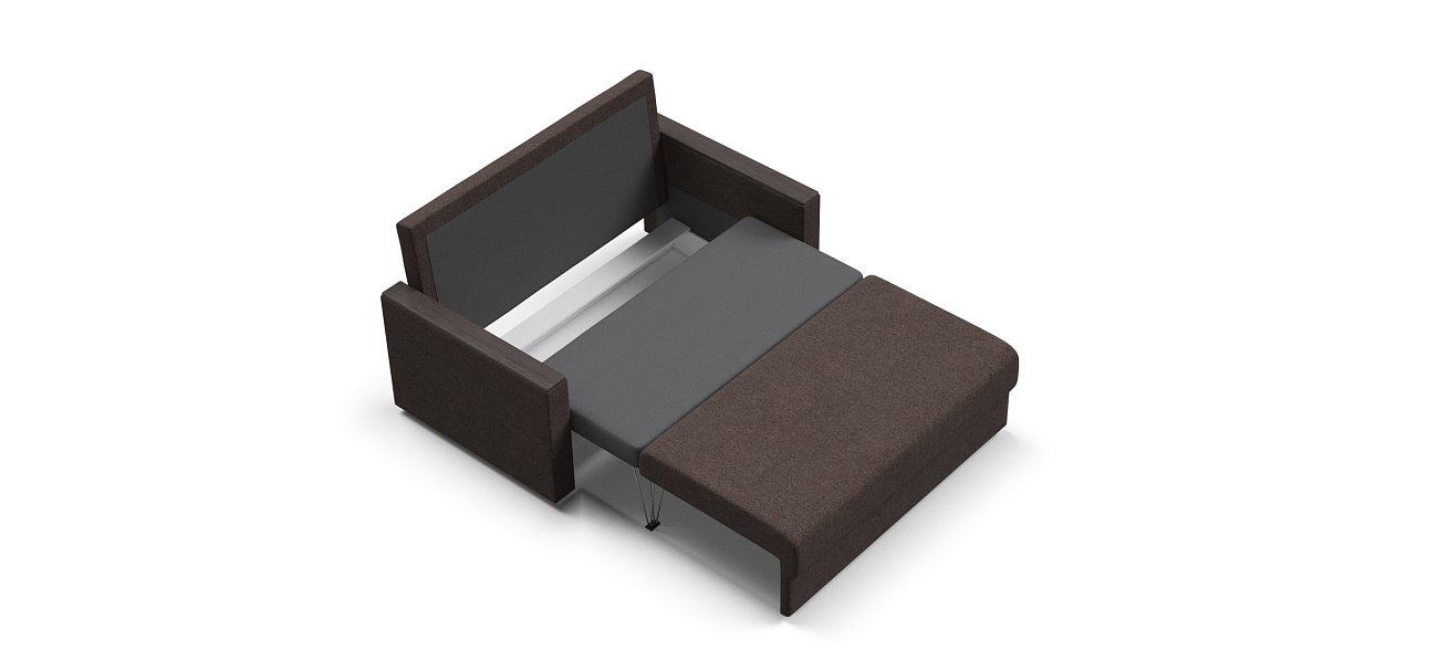 Диван Атланта-2 Лайт рогожка Malmo шоколад