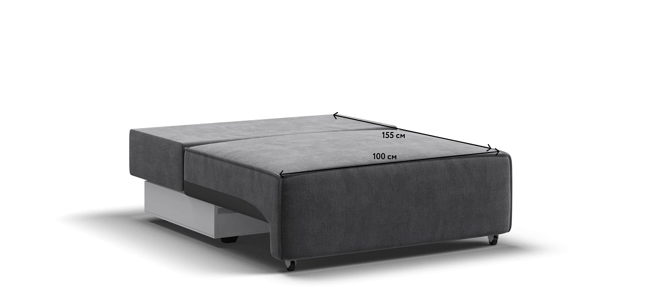 База сп.м BOSS SOFT MODOOL велюр monolit серый