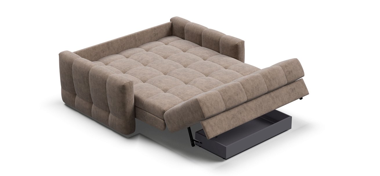 Диван BOSS Sleep 140 Велюр Роял тауп