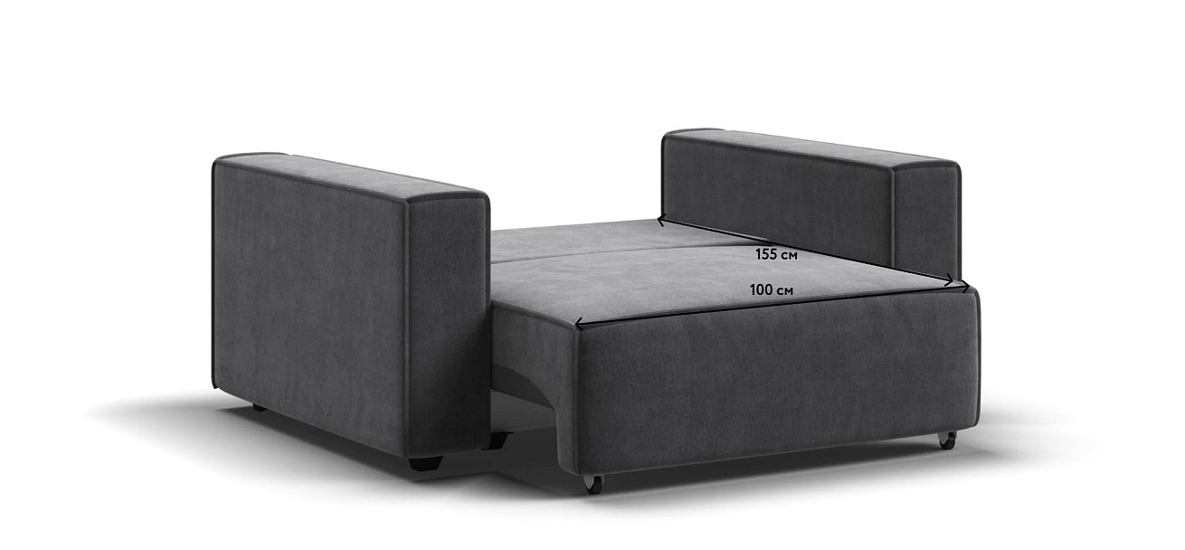 Кресло BOSS SOFT MODOOL велюр Monolit серый