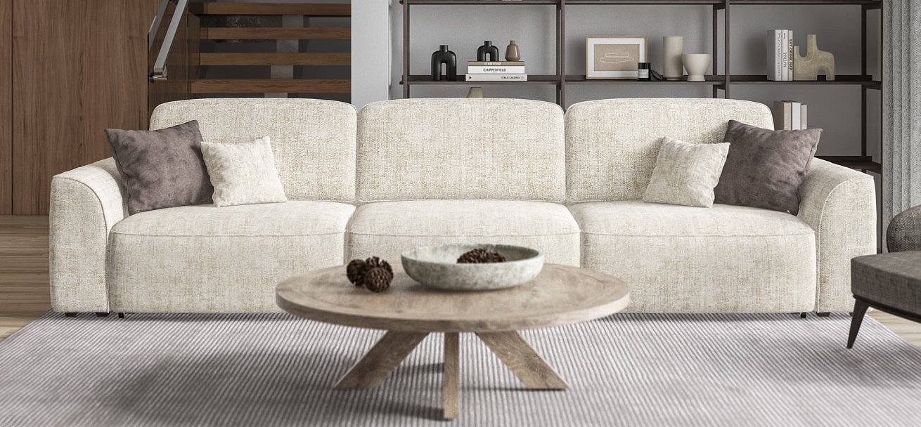 Диван KING MAX SE шенилл IQ кварц