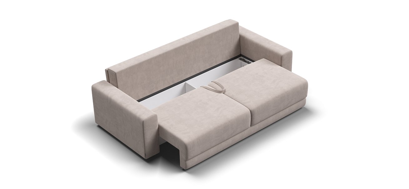 Диван Босс Прайм Велюр Monolit латте