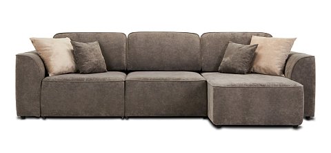 Угловой диван KING SE Велюр Роял тауп