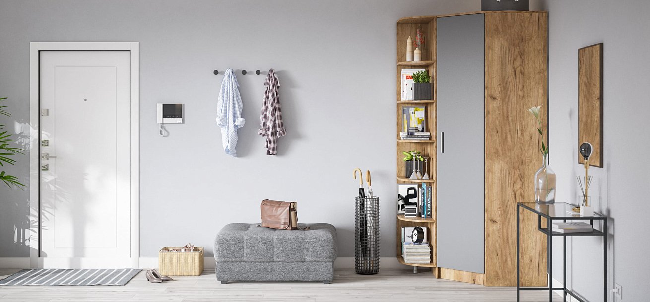 Пуф BOSS XL рогожка Malmo серый