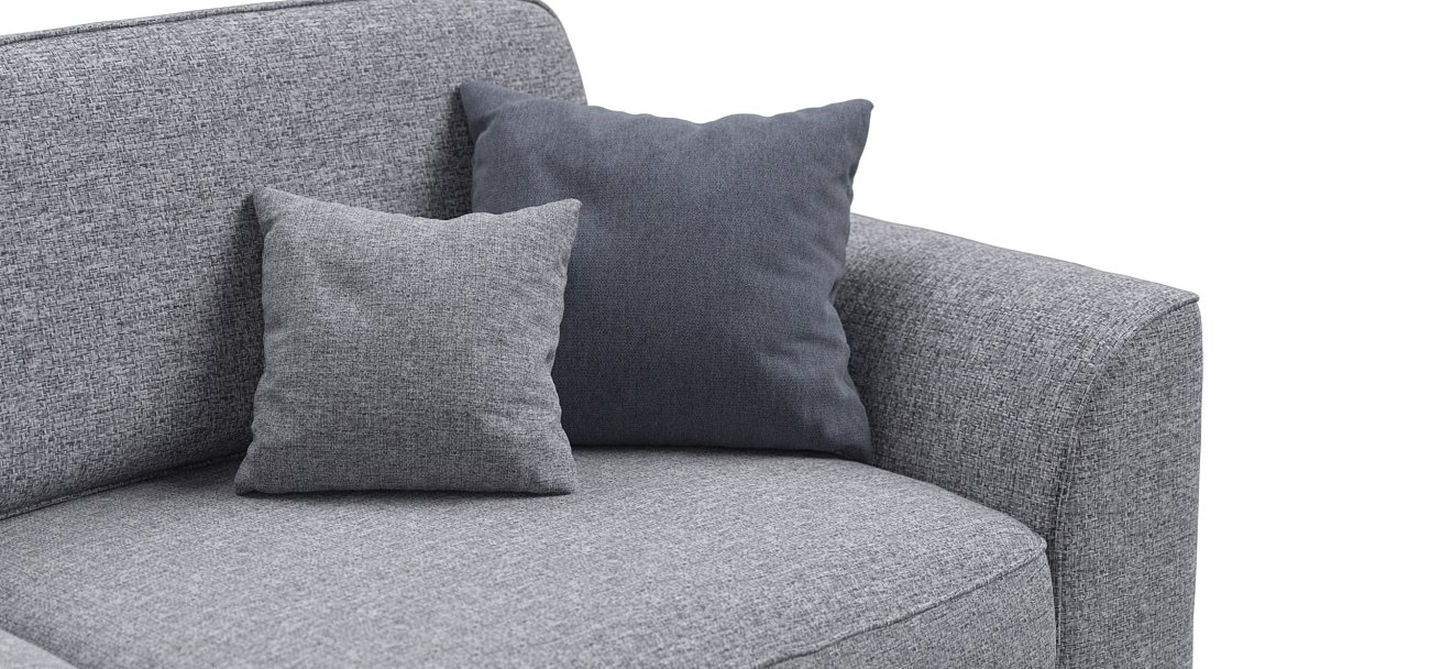 Диван KING MAX SE Рогожка Vento серый