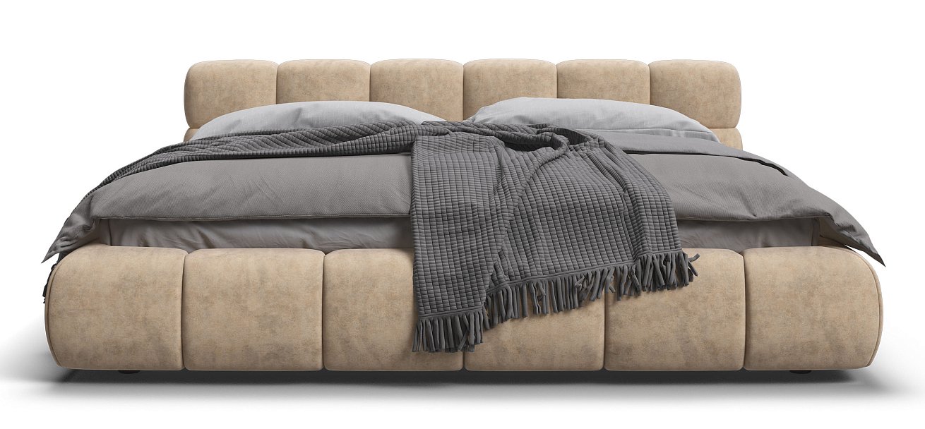 Кровать Босс Дрим 180*200 Про Велюр Royal шампань NEW