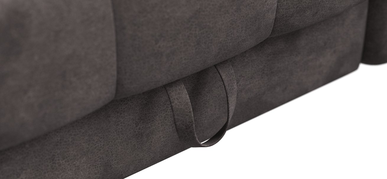 Босс Слип кресло-кровать Велюр Алькантара серый