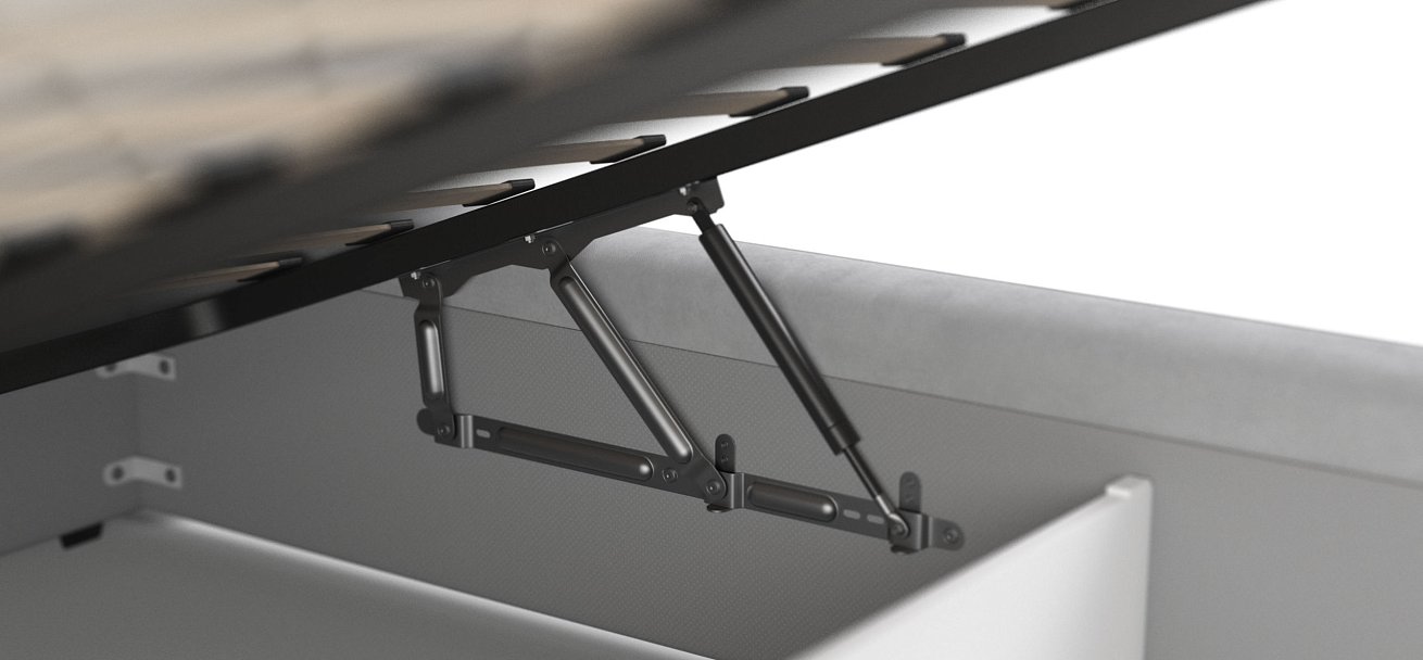 Кровать NORD Monolit сталь