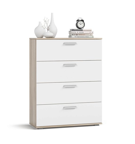 Комод LUX Белый снег, Сонома