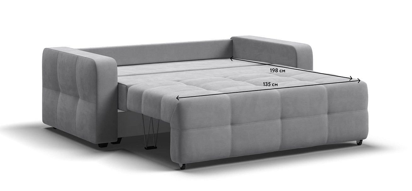 Диван Dandy Compact велюр Monolit сталь