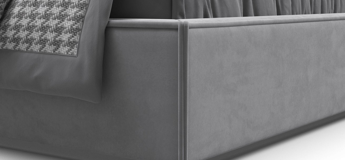 Кровать NORD Monolit сталь