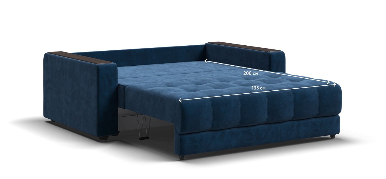 Диван BOSS Compact велюр Monolit синий