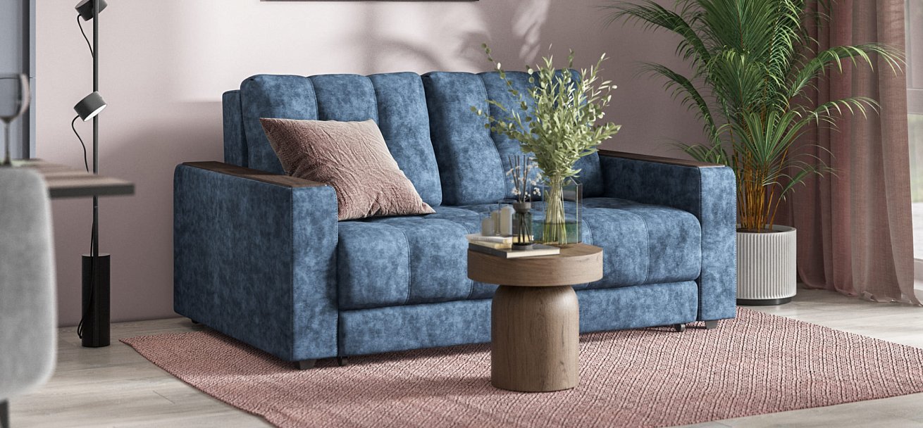 Диван BOSS Compact Велюр Royal топаз NEW