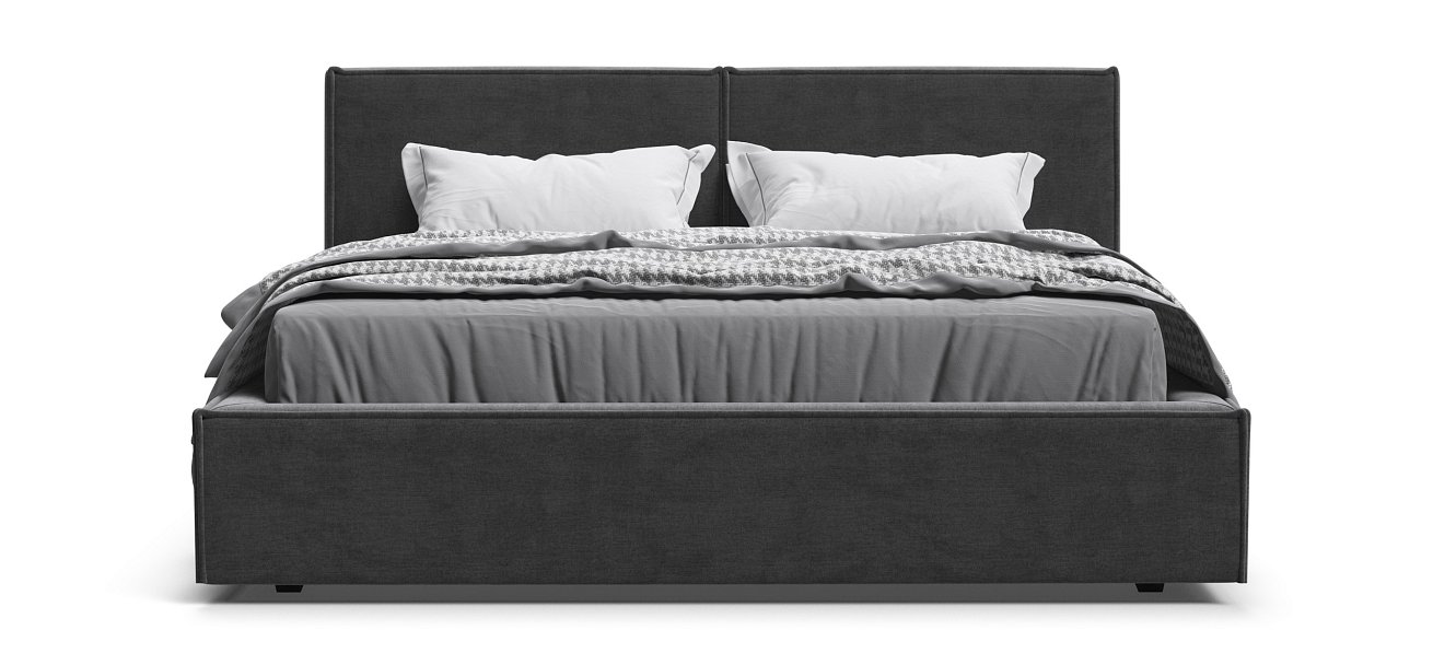 Кровать NORD Monolit серая