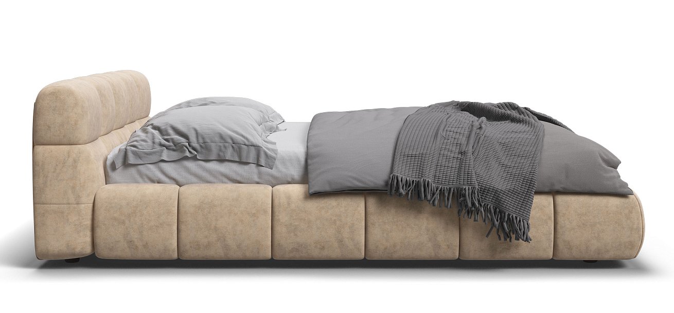 Кровать Босс Дрим 180*200 Про Велюр Royal шампань NEW