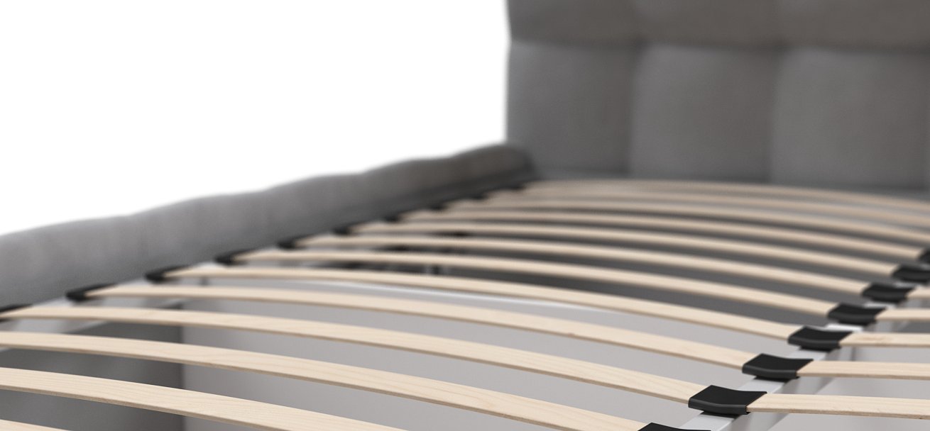 Кровать Босс 180*200 Про велюр Monolit сталь