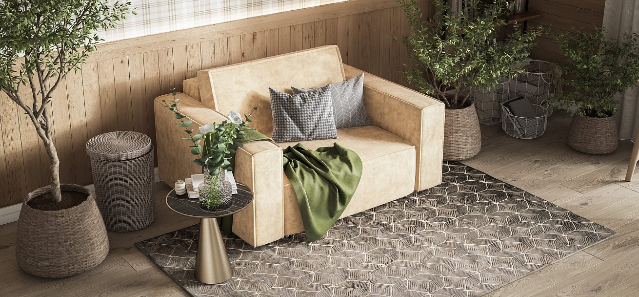 Кресло BOSS SOFT MODOOL Велюр Роял шампань