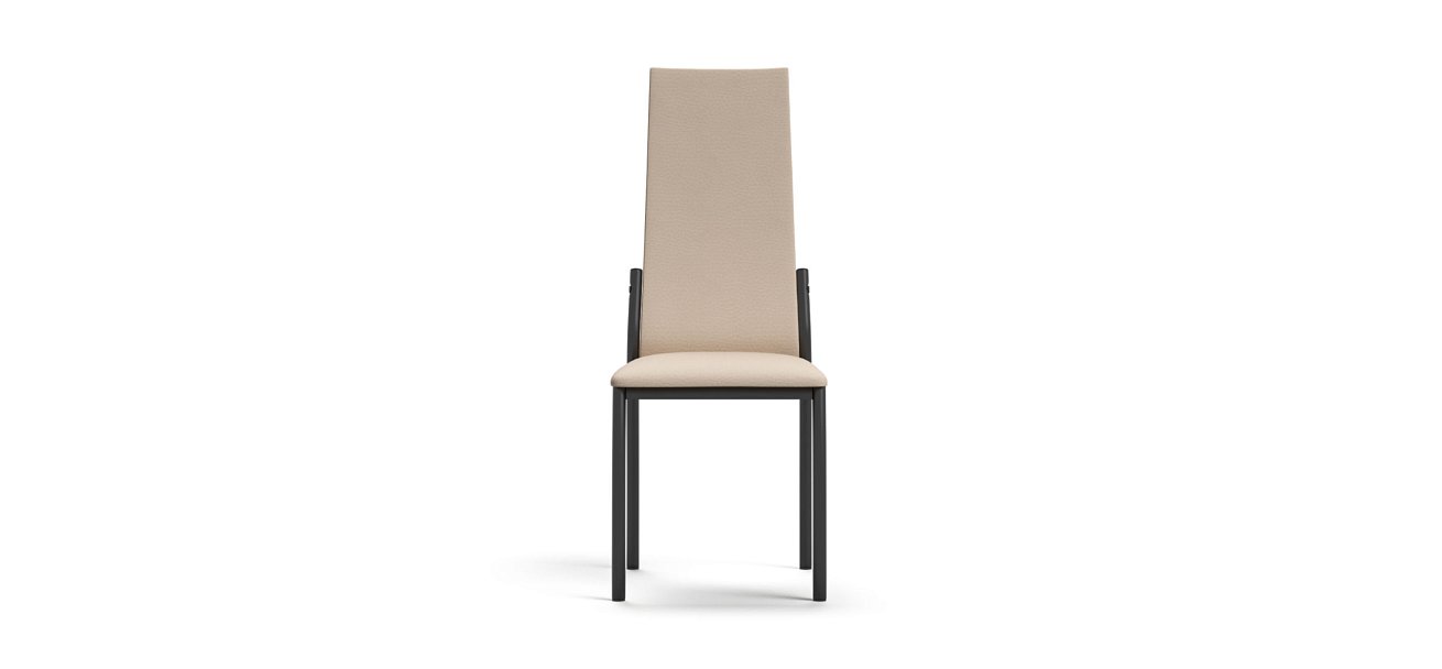 Стул АСТИ NEW 2 шт. экокожа Латте, черный