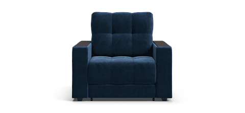 Кресло-кровать BOSS 2.0 велюр Monolit синий