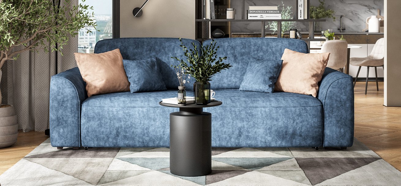 Диван KING SE Велюр Royal топаз NEW