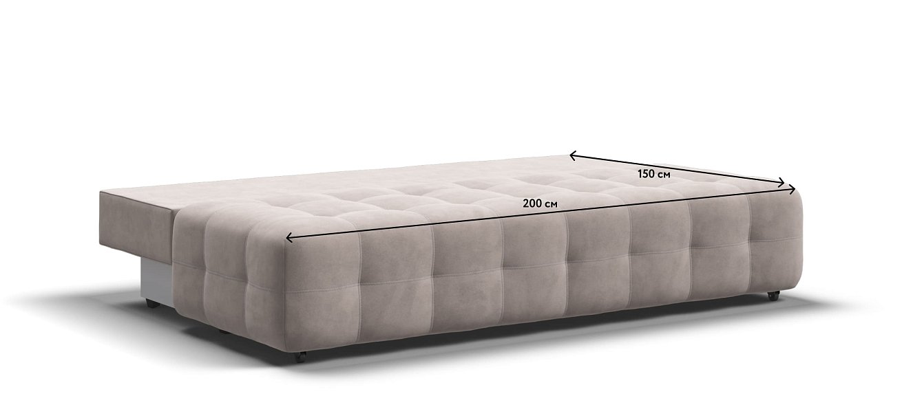 Диван BOSS 2.0 MINI велюр Monolit латте