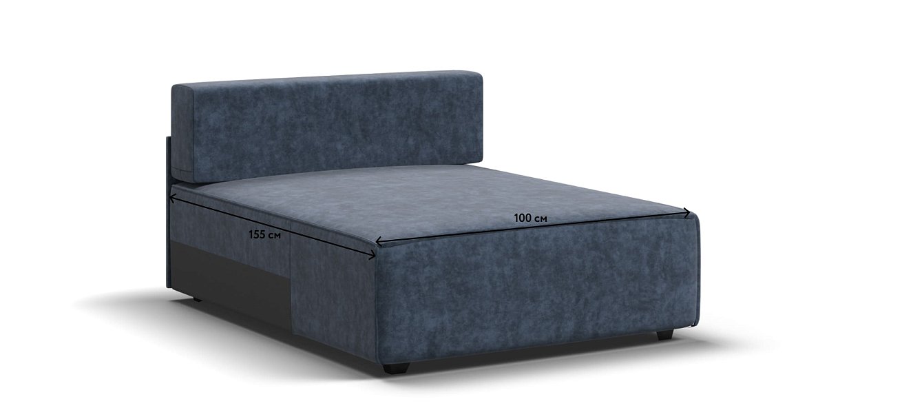 Оттоманка BOSS SOFT MODOOL Велюр Royal топаз NEW