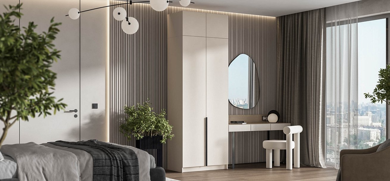 Антресоль 90 2Д Кашемир