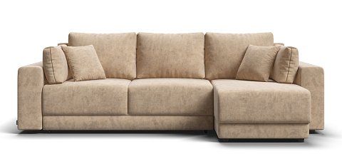 Угловой диван Босс Прайм ХЛ Велюр Роял шампань