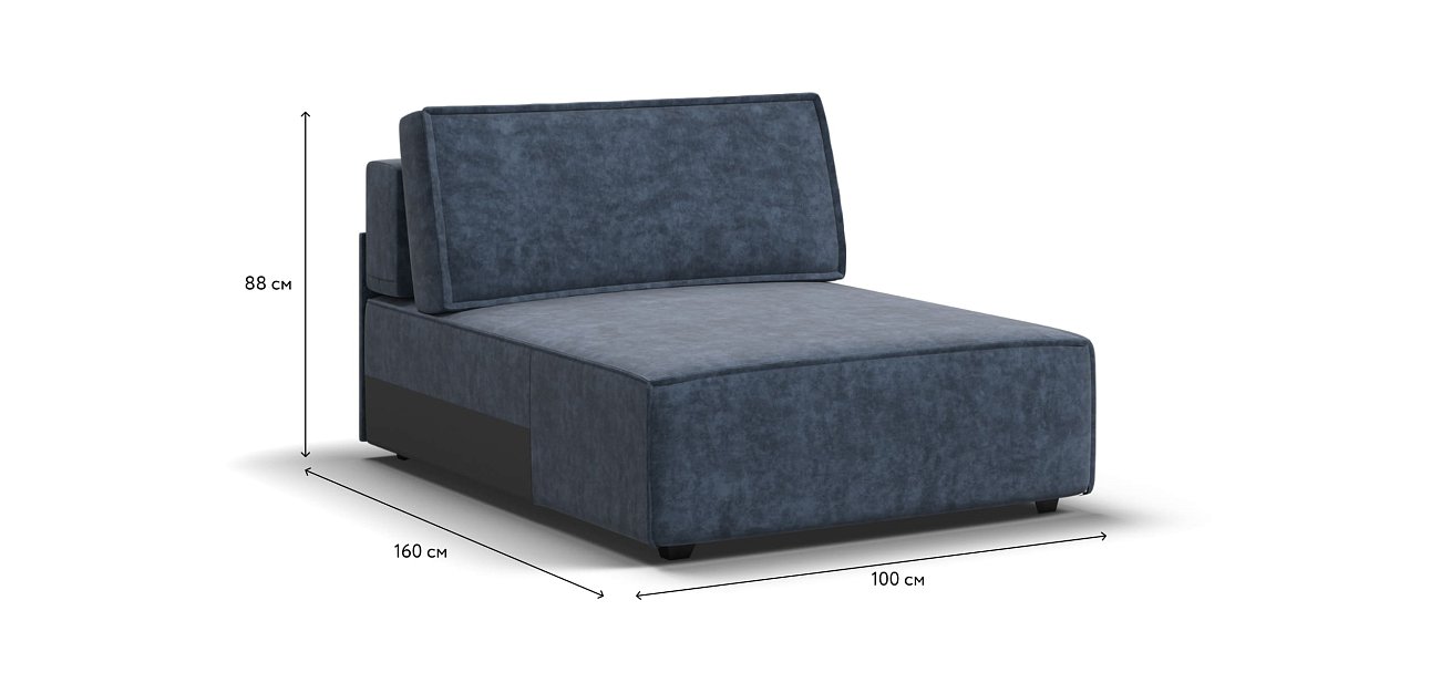 Оттоманка BOSS SOFT MODOOL Велюр Royal топаз NEW