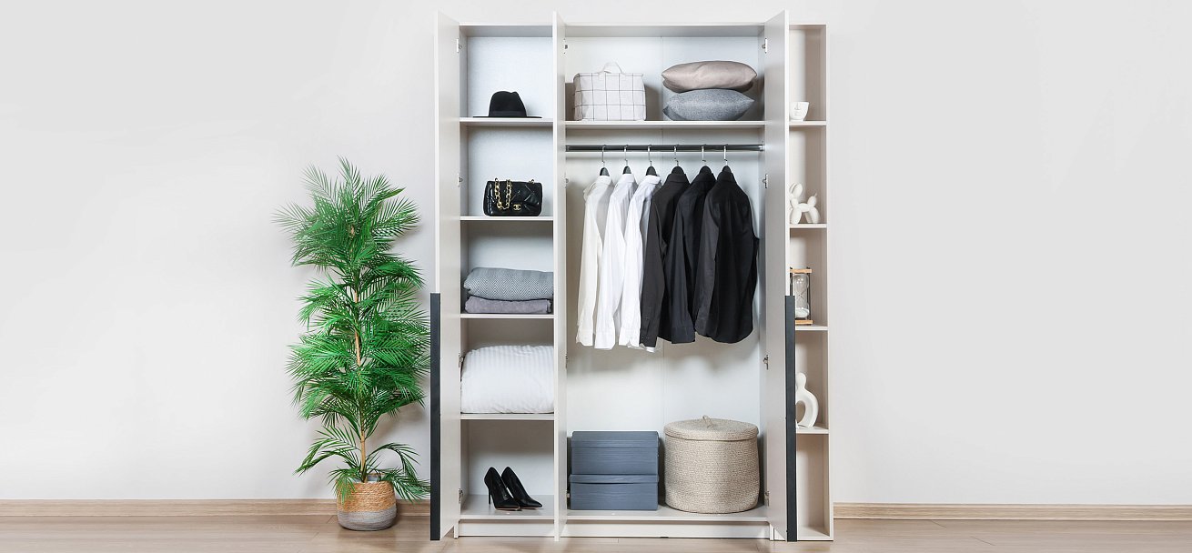 Босс Стандарт 135*220 шкаф распашной 3Д 01 Кашемир