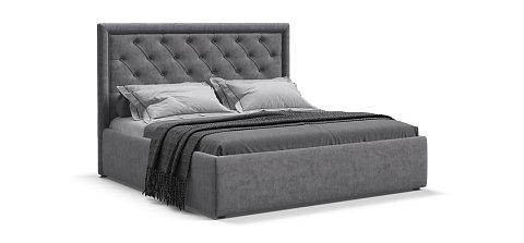 Кровать Босс Классик 180*200 Про Велюр Роял агат