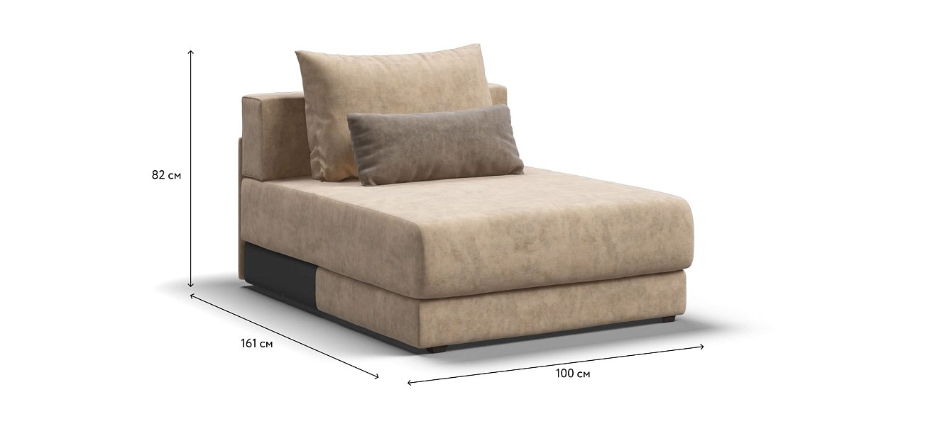 Оттоманка РИЧМОНД MODOOL Велюр Роял шампань